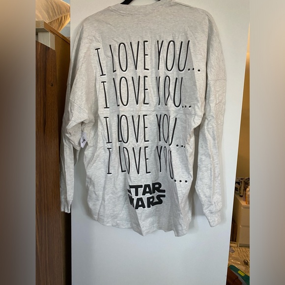🌸Starwars Spirit Jersey I love you NWT - Picture 3 of 5